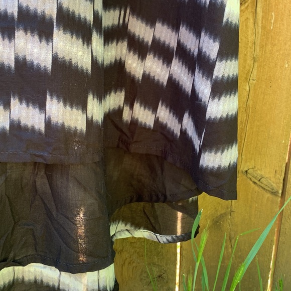 Vitamin A.  Black and white print maxi dress - Picture 3 of 14